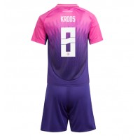 Echipament fotbal Germania Toni Kroos #8 Tricou Deplasare European 2024 pentru copii maneca scurta (+ Pantaloni scurti)